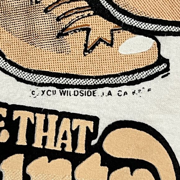 Vintage Fruit of The Loom Cropped T Shirt Cowboy Women M Western Country Music - Picture 4 of 9